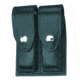 Gould &amp; Goodrich Double Magazine Case w/Snap Closure, Brass Snap - Glock 17/19, Black, B627-7BR