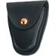 Gould &amp; Goodrich Polymer Laminate Handcuff Case, Brass Snap, Black, K70BR