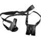 Gould &amp; Goodrich Shoulder Concealment OWB Belt Holster w/Double Mag Pouch, SIG Sauer P225/226/228/245, Left Hand, Black, B804-226LH