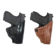 Gould &amp; Goodrich Tension Belt Slide Holster, Black, Chestnut Brown