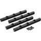 Gray Ops CNC Matrix Weight Kit - Side Rails, Black, GOW-MXSR