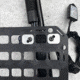 EDEMO Grey Man Tactical Locking Rifle Rack Kit w/SC-6, Standard Buttstock Cup Kit, Black, 000012, EDEMO1