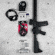 EDEMO Grey Man Tactical Locking Rifle Rack Kit w/SC-6, Standard Buttstock Cup Kit, Black, 000012, EDEMO1