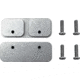 Grey Man Tactical RMP Backer Plate, Locking Rifle Mount - Raptor Buffer Tube or Picatinny Pair, Black, 000134