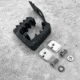 Grey Man Tactical RMP Backer Plate, QuickFist Go-Between Clamp - Handguard Pair, Black, 000139