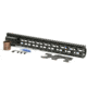 Griffin Armament Low Pro Rigid M-Lok Rail, 15in, Black, Large, LPR15