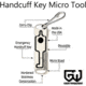 Grim Workshop Handcuff Key Micro Tool