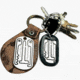 Grim Workshop Lock Pick Dog Tag Tool, Hardened Stainless Construction, GWLOCKTAG