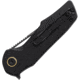 Grissom Knife &amp; Tool Baby Zeus Linerlock Black, GKTBZBMDS