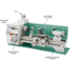 Grizzly Industrial 10in. x 22in. VS Lathe with 2-Axis DRO G0752Z