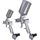 Grizzly Industrial 2 Spray Gun Set w/ Gauges, Metal Cups H7671