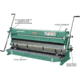 Grizzly Industrial 3-in-1 Sheet Metal Machine, 52in G0629