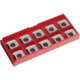 Grizzly Industrial Carbide Inserts SEET for Aluminum, pk. of 10 H8359