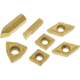 Grizzly Industrial M30 TiN Insert Set (7) for T10293 - Stainless Steel T23902