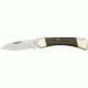 Grohmann Drop Point Lockback Folding Knife, 3.625in, StainlessDrop Point, Rosewood Handle GR380S
