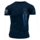 Grunt Style Blue Line Flag Short Sleeve T-Shirt - Mens, Midnight Navy, Large, GS2755-L