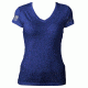 Grunt Style Women's Storm Blue Basic Tee Shirt, Large DW455-L