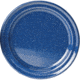 GSI Enamelware Plate, 10.375in, Blue, 11526