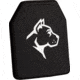 Guard Dog Body Armor Level IV Ceramic Plate, Black, 10x12, IVPLATE