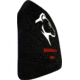 Guard Dog Body Armor Ridgeback Multi Hit Armor Plate, 10x12in, Level IV+, Multi-Curve w/ Spall Guard, Black, RIDGEBACK