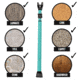 Guard Dog Security DoorKeeper Adjustable Security Door Bar with Alarm, Teal, One Size, DS-GDDK-TL-AL