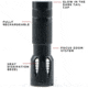 Guard Dog Security igNight 320 Flashlight, Black, TL-GDI320