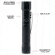 Guard Dog Security Reflex Flashlight, Black, TL-GDR600