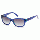 Guess GU7409 Sunglasses - Shiny Blue Frame Color, Blue Mirror Lens Color