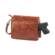 Gun Tote'n Mamas Concealed Carry Tooled American Cowhide Shoulder Bag,Medium Tan,10.25x8in 0637208