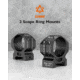 GUNNR Gulltoppr 34mm Riflescope Rings