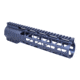 Guntec USA 10in AIR-LOK Series M-LOK Compression Free Floating Handguard With Monolithic Top Rail .308 Cal, Anodized Grey, GT-10ALC-308-GREY