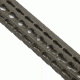 GUNTEC USA 10in Ultra Slimline Octagonal 5 Sided Key Mod Free Floating Handguard w/Monolithic Top Rail,Cerakote OD Green GT-10JKO-G