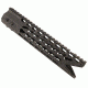 GUNTEC USA 10in Ultra Slimline Octagonal 5 Sided Key Mod Free Floating Handguard w/Shark Mouth,Black GT-10JKO-S