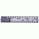 GUNTEC USA 12in Air Lite M-Lok Free Floating Handguard with Monolithic Top Rail, Black GT-12MLK-AL