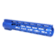 Guntec USA 12in AIR-LOK Series M-LOK Compression Free Floating Handguard With Monolithic Top Rail .308 Cal, Anodized Blue, GT-12ALC-308-BLUE