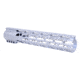 Guntec USA 12in AIR-LOK Series M-LOK Compression Free Floating Handguard With Monolithic Top Rail .308 Cal, Anodized Clear, GT-12ALC-308-CLEAR