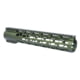 Guntec USA 12in AIR-LOK Series M-LOK Compression Free Floating Handguard With Monolithic Top Rail .308 Cal, Anodized Green, GT-12ALC-308-GREEN
