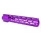 Guntec USA 12in AIR-LOK Series M-LOK Compression Free Floating Handguard With Monolithic Top Rail .308 Cal, Anodized Purple, GT-12ALC-308-PURPLE