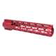 Guntec USA 12in AIR-LOK Series M-LOK Compression Free Floating Handguard With Monolithic Top Rail .308 Cal, Anodized Red, GT-12ALC-308-RED