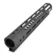 GUNTEC USA 12in Ultra Lightweight Thin M-Lok System Free Floating Handguard w/Monolithic Top Rail,.308 Cal,Black GT-12MLK-308