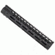 GUNTEC USA 12in Ultra Lightweight Thin M-Lok System Free Floating Handguard w/Monolithic Top Rail,Black GT-12MLK