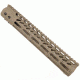 GUNTEC USA 12in Ultra Lightweight Thin M-Lok System Free Floating Handguard w/Monolithic Top Rail,Cerakote Flat Dark Earth GT-12MLK-FDE