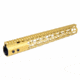 Guntec USA 15in Air Lite Series M-Lok Free Floating Handguard w/ Monolithic Top Rail, Anodized Gold, GT-15MLK-AL-GOLD