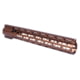 Guntec USA 15in AIR-LOK Series M-LOK Compression Free Floating Handguard With Monolithic Top Rail .308 Cal, Anodized Bronze, GT-15ALC-308-BRZ