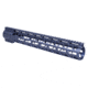 Guntec USA 15in AIR-LOK Series M-LOK Compression Free Floating Handguard With Monolithic Top Rail .308 Cal, Anodized Grey, GT-15ALC-308-GREY