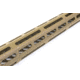 GUNTEC USA 15in Ultra Lightweight Thin M-Lok System Free Floating Handguard w/Monolithic Top Rail,.308 Cal,Cerakote Flat Dark Earth GT-15MLK-308-E