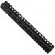 Guntec USA Ultra Lightweight Thin M-Lok Free Floating Handguard w/Monolithic Top Rail, .308 Cal, 15in, Black, GT-15MLK-308