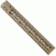 GUNTEC USA 15in Ultra Lightweight Thin M-Lok System Free Floating Handguard w/Monolithic Top Rail,.308 Cal,Cerakote Flat Dark Earth GT-15MLK-308-E