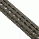 GUNTEC USA 15in Ultra Slimline Octagonal 5 Sided Key Mod Free Floating Handguard w/Monolithic Top Rail,Cerakote OD Green GT-15JKO-G