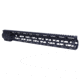 Guntec USA 16.5 AIR-LOK Series M-LOK Compression Free Floating Handguard w/ Monolithic Top Rail, Anodized Black, GT-16.5ALC